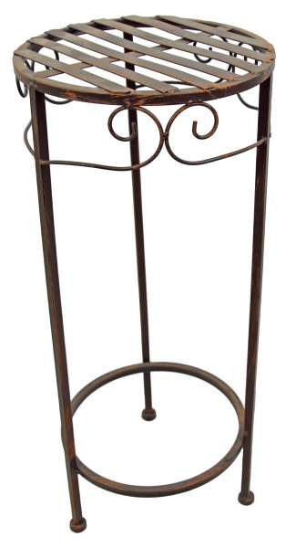 Eleganter Metall-Blumenständer im Vintage-Look Tecla groß ca. 30 cm - Gartendekoration